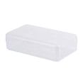 thumbnail image 6 of Pencil Box, Large Capacity Clear Pencil Case with Snap-tight Lid Stackable, Plastic Storage Box for Office Supplies, 8.1 x 4.7 x 2.3in, White, 6 of 7