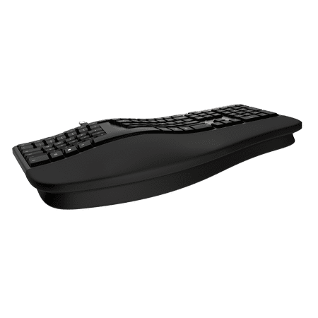 Incase Ergonomic Keyboard – Designed by Microsoft – Refined Ergonomic Design, Built-In Shortcuts Keys, Layered Palm Rest for Elevated Wrist Support, Integrated Number Pad