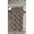 thumbnail image 3 of Ambesonne Mandala Quilted Bedspread Set 2 Pcs, Circles in Rectangles, Twin Size, Multicolor, 3 of 3
