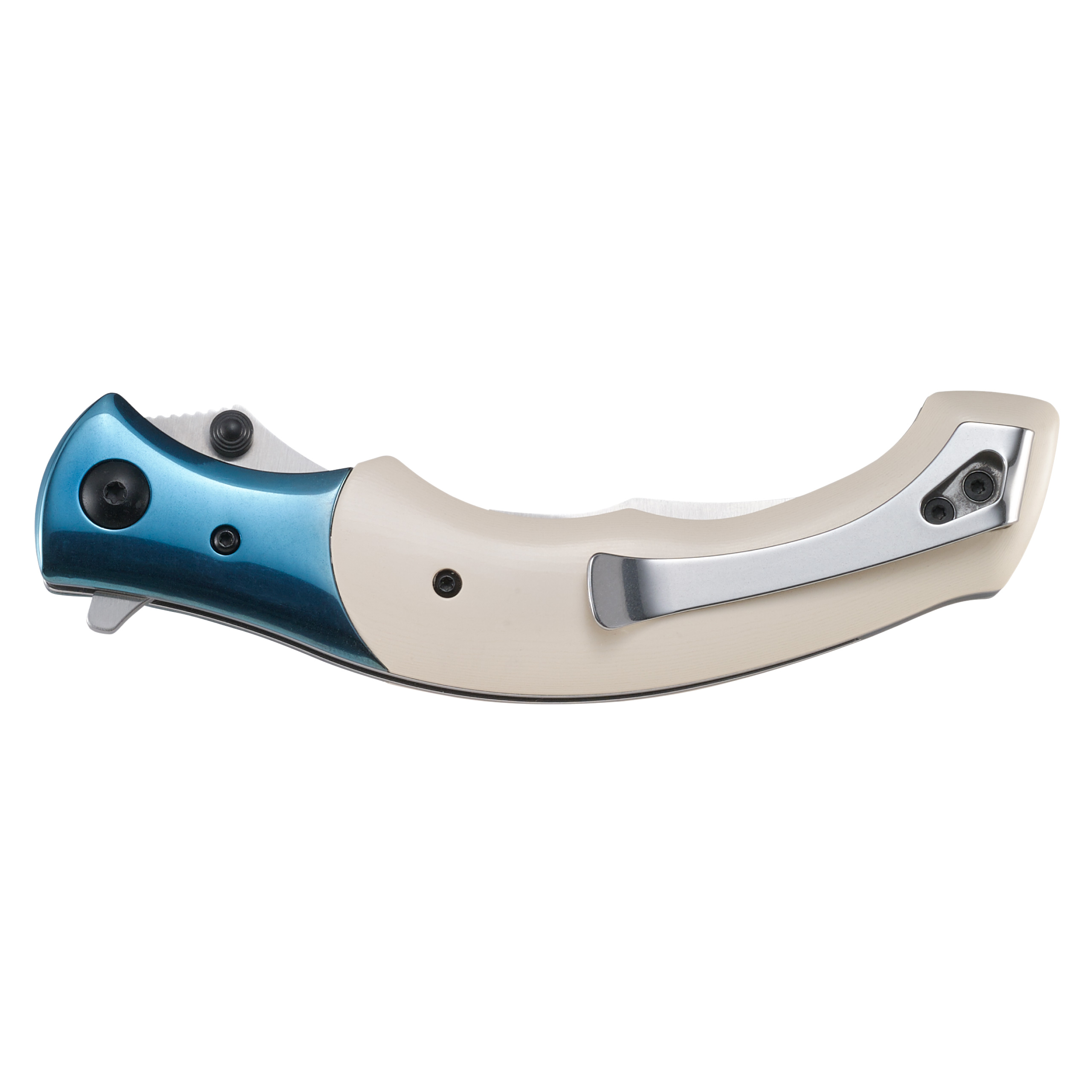 CRKT Ritual Everyday Carry Assisted Folding Knife with Liner Lock: 12C27 Steel Persian Style Blade, Micarta w/Stainless Steel Bolster Handle, Pocket Clip, 7471
