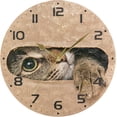 thumbnail image 5 of GZHJMY Cat in A Cardboard Box Wall Clock, 10" Silent Non Ticking Round Clock, Oil Painting Easy to Read Clock for Living Room Bedroom Bathroom Home Decor Holiday Gifts, 5 of 7