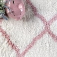 thumbnail image 5 of nuLOOM Nelda Trellis Shag Area Rug, 8' x 10', Baby Pink, 5 of 9