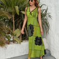 thumbnail image 3 of Geometric Printing Vestido Sin Mangas Vestidos Para Mujer, Vestido Suelto De Verano 2025, 3 of 5