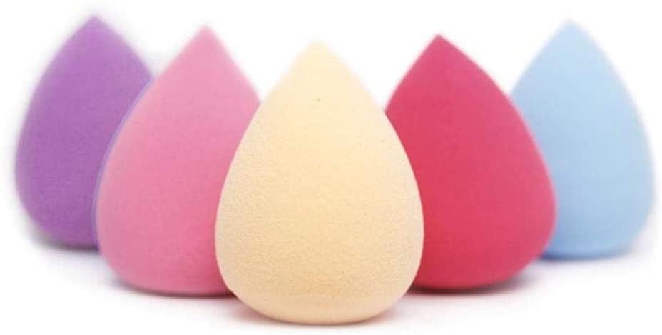 Haobase 5pcs Non-Latex and Hypoallergenic Makeup Sponge
