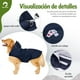 thumbnail image 3 of Impermeable con capucha para perros (4XL, azul), 3 of 5