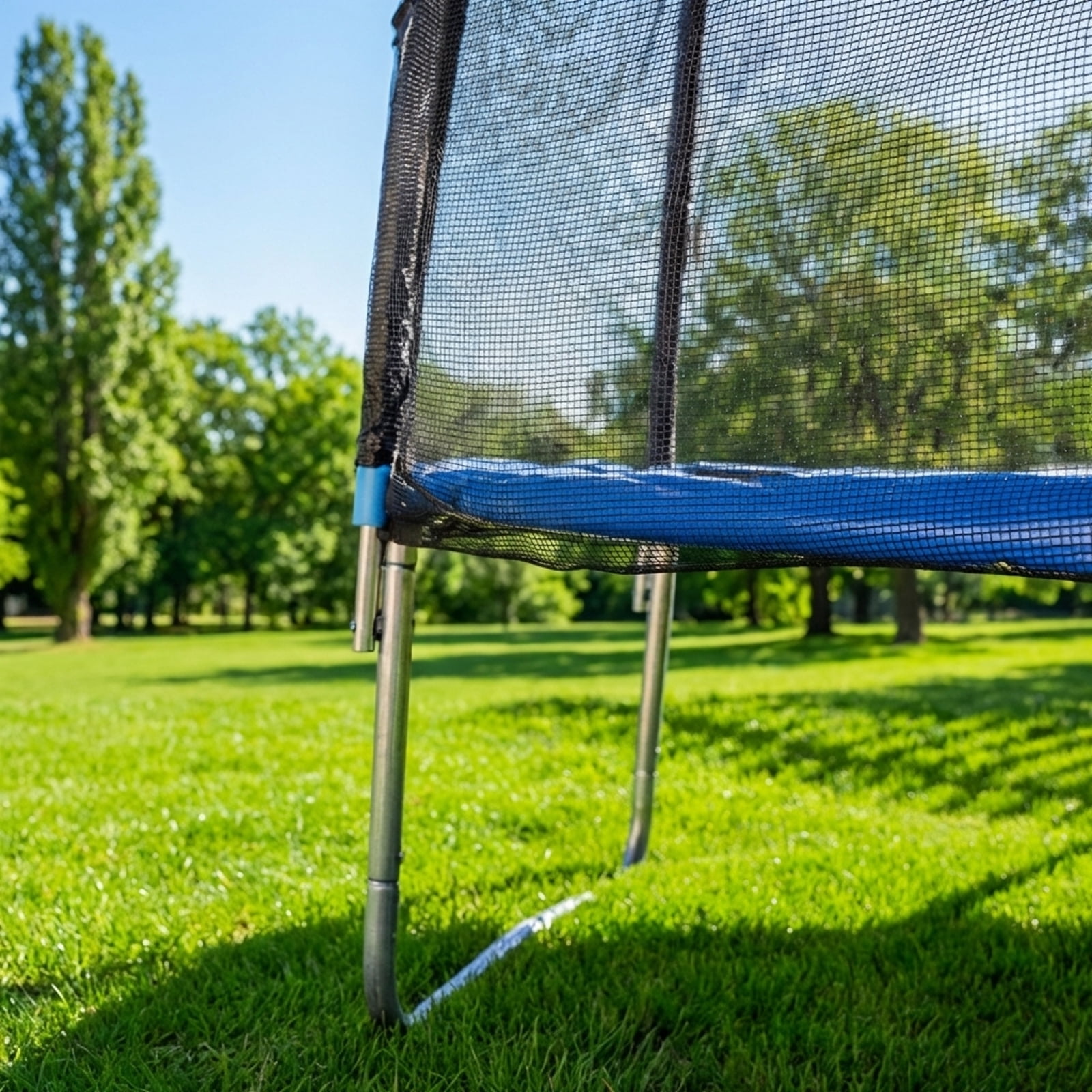 Redsmile Trampoline Safety Replacement Protection Enclosure Net-16 ft - Premium PE Safety Enclosure for Kids Outdoor Play