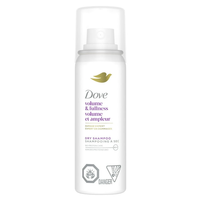 shampooing sec rafraîchit et ravive les cheveux plats sans eau Dove Volume et Ampleur pour 2 jours de fraîcheur et de souplesse 32g