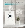 thumbnail image 6 of Black+Decker 5.5 Liter Ultrasonic Humidifier with Digital Touch Panel Control, 6 of 7
