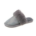 thumbnail image 2 of Jyeity Mop Slippers For Floor Cleaning Anti-Slip Women Slippers Wide Flat Toe Solided Fashion Slippers Gray Casual, 2 of 3
