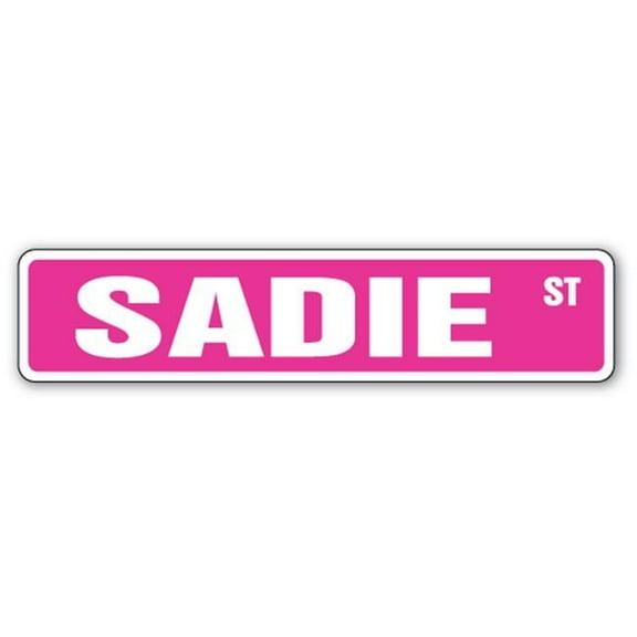 SADIE Street Sign Childrens Name Room Sign | Indoor/Outdoor |  18" Wide