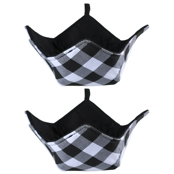 2 PCS Multipurpose Bowl Holders Microwave Safe Bowls Holder Heat Resistant Hot Bowl Holder Bowl Potholders for Microwave