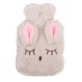 thumbnail image 1 of Rabbit Pattern Plush Cover Hot Water Bottle, Explosion Proof, Relieve Muscle Soreness, Portable, Detachable Hot Water Bottle Explosion Proof Prevent Scald Detachable 350ml, 1 of 8