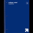 thumbnail image 5 of College Ruled 1 Subject Flexible Plastic Cover Spiral Notebook - up&up™, 5 of 9