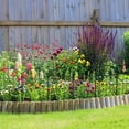 thumbnail image 4 of 10-Pack Ground Stake Garden Fence Panels 22.3in Black Metal Fencing, 4 of 7