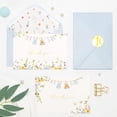 thumbnail image 5 of Baby Shower Blue Gold Thank You Cards (50 Pack) with Envelopes & Stickers Boy Baby Shower Greeting Cards Bulk, Watercolor Delicate Wildflower for Baby Shower Party, 5 of 7