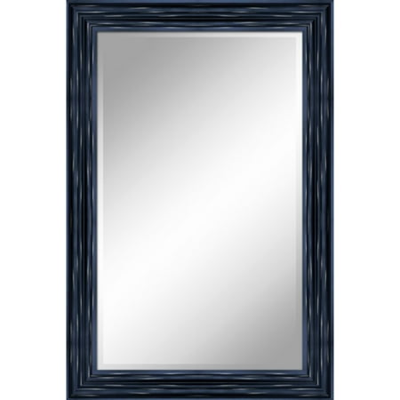 Black Frame Mirror - 24 X 36 Antique Black Mirror 1