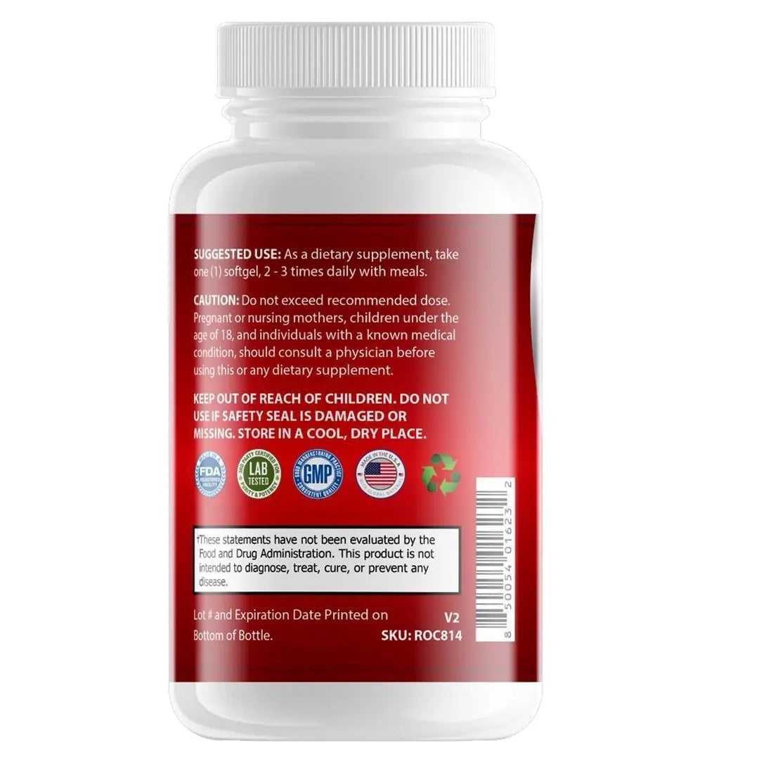 OPA Heart Omega-3 Fish Oil 1200mg with EPA & DHA – 60ct