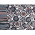 thumbnail image 2 of Zelouf Print On Ity  , Sewing, DIY, Crafts Fabric by the Yard, 429Indigo/black, 7 Yard, 2 of 2