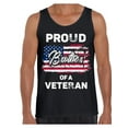 thumbnail image 1 of Awkward Styles Proud Brother of a Veteran Men Tank Top USA Gifts Patriotic Brother Shirt One Nation American Flag Tank for Brother Independence Day Pro America Brother Top Proud American, 1 of 4