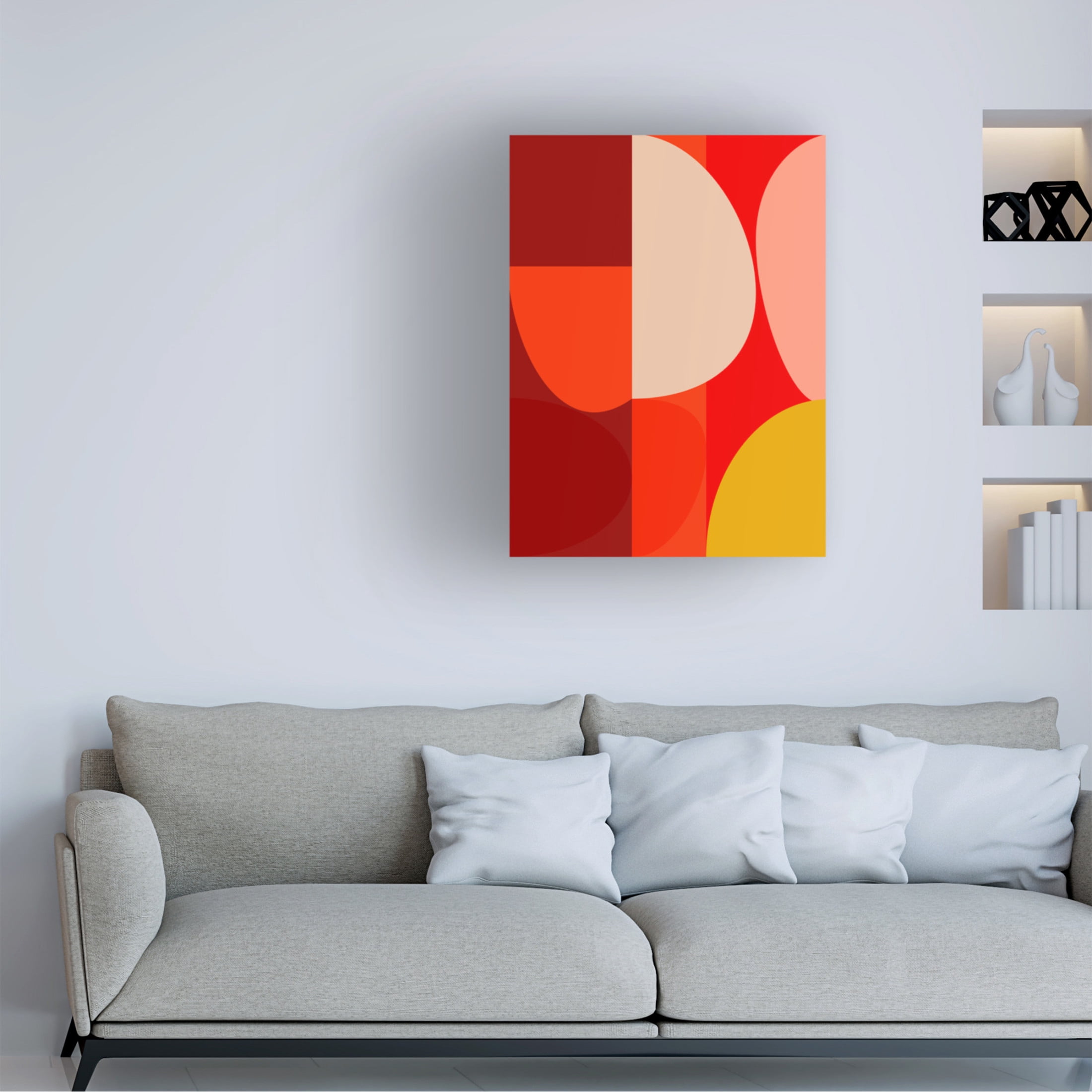 Trademark Fine Art Ana Rut Bre Mid Century Pastel 10 Canvas Wall Art