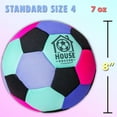 thumbnail image 3 of UNI in The House Soccer Ball - Indoor Size 4 Padded Soccer Ball for Girls (Ages 3+), Boys (Ages 3+) & Adults - Bring Soccer Practice Home - Perfect for Juggling - Gift for Soccer Player, 3 of 6