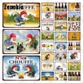 thumbnail image 2 of Cartel de metal con letrero de cerveza, placa de vino, placa vintage, póster de metal de La Chouffe, pegatinas de pared, placa de hojalata decorativa, decoración de bar y pub, 2 of 5