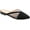 Black, variant on Womens Reeo Slip On Pointed Toe Mules Flats