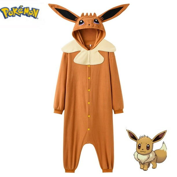 Disfraz de Pokémon para adultos, Pijama de una pieza para Halloween, de cuerpo completo, ropa de dormir de Navidad qym unisex