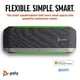 thumbnail image 2 of Altavoz inteligente Poly Sync 40 (Plantronics) - Espacios de trabajo flexibles - Conéctese a PC/Mac mediante USB y teléfonos inteligentes mediante Bluetooth - Certificado para Microsoft Teams - Exclus, 2 of 5