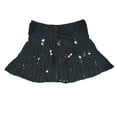 thumbnail image 3 of Women's Handmade Crochet Beach Skirt Cover-Up Summer Boho Swimwear Bikini Cover Mini Skirt Black S, 3 of 3