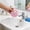 Pink, variant on Bathroom Cleaning Scrub Brush, Multi-Purpose Sink Scrubber, Household Cleaning Brush for Wash Basin Bathtub Countertop