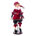 thumbnail image 1 of Vickerman KV210739 Figurines de Fée à Carreaux Rouges avec Support, 1 of 1