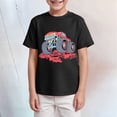 thumbnail image 2 of NOEGOEU Boys Tshirts Funny Shirts Short Sleeve Crewneck Loose Graphic Tees Tops for 2-14 Years (Black,3-4 Years), 2 of 4