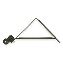 Airmaster 75002 12.25 x 12.25 x 12 in, Steel Textured Finish Fan Industrial Wall Bracket Black