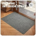 thumbnail image 6 of PABUBE Doormat for Inside 24"x36", Door Rug for Entryway Indoor, Dirt Trapper, Non Slip Entryway Rug Washable Welcome Mat Inside, Absorbent Entry Mat Low Profile Entry Rug Indoor Doormat, Dark Gray, 6 of 8