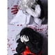 thumbnail image 5 of Injueey Decoraciones de fantasmas llorando de Halloween, adorno de Control de voz, niñas lloronas de miedo, recuerdo de fiesta activado por Kits de decoración para fiestas Blanco negro, 5 of 6