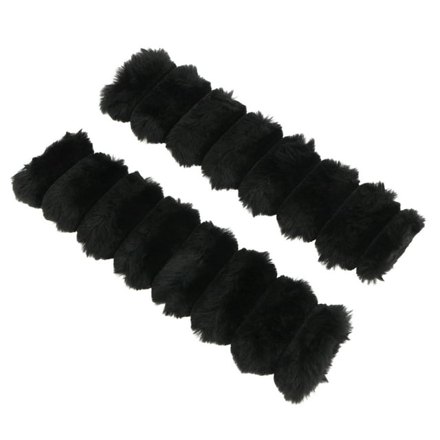 Almohadilla para cinturón de seguridad negra Unique Bargains de 24 cm, cojín para correa de cinturón de seguridad, acolchado para hombros, 2 piezas