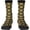 2 Black-1, variant on Sunflower Bees Print Socks Tall,Thick Long Socks Everyday Contrasting Colored Socks