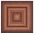 thumbnail image 2 of SAFAVIEH Braided Claes Bordered Reversible Area Rug, Orange/Rust, 6' x 6' Square, 2 of 12