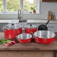 thumbnail image 1 of BATERIA DE COCINA DE ALUMINIO OCEANICA INCLUYE SARTEN ANTIADHERENTE 7 PIEZAS HERCULES, 1 of 5