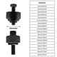 thumbnail image 4 of 16mm-50mm Hole Punch Hexagon Socket Outer Hexagon Bearing Steel Sheet Metal Hole Opener Anti-slip Woodworking Punching Tools, 4 of 4