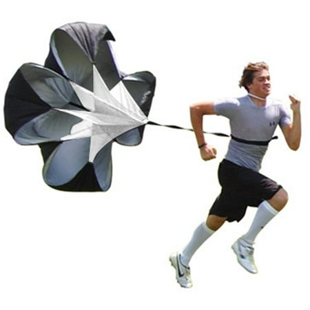 Running Speed Training, 56 inch Speed Drills Resistance Parachute Running Sprint Chute Soccer Football Sport Speed (Best Soccer Training Drills)