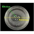 thumbnail image 3 of 9.6inch/24.5cm Thickened Heat Resistant Microwave Glass Plate Turntable Tray Accessories for Small Microwave, 3 of 4
