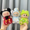 thumbnail image 2 of Muñeca colgante de la serie Labubu de primera y segunda generación, colgante de ropa para muñecas, muñeca de vinilo de la serie Labubu Sit Party Macaron, ropa kawaii, 2 of 5