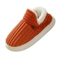 thumbnail image 1 of Kcodviy Women Slippers Autumn and Soft Slippers for Women Winter Solid Color Comfortable Beach Slippers for Women Flat Bag with Warm Ballet Slippers for Women Non Slip, 1 of 4