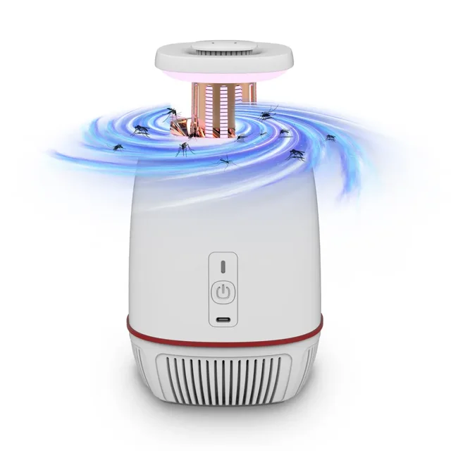 Lámpara exterminadora de mosquitos enchufable para uso en interiores, trampa eléctrica para insectos y moscas con atrayente de luz UV