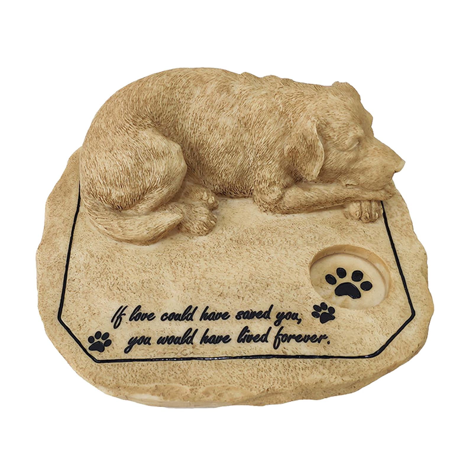 Exhart Dog Memorial Marker 11.75 in. x 11.75 in. x 0.875 in. Dog