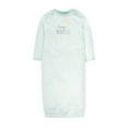 thumbnail image 2 of Gerber Baby Boy or Girl Gender Neutral Long Sleeve Gowns, 4-Pack, Preemie - 0/6 Months, 2 of 6