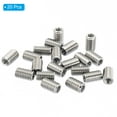 thumbnail image 3 of Unique Bargains Adaptateurs de Filetage Manchon Réducteur Écrou M5x0.8 Mâle à M3x0.5 Femelle pour Réparer Insert Écrou Vis Réducteur 8mm 20 Pcs, 3 of 5