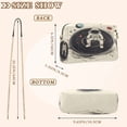 thumbnail image 4 of FORMRS Women Crossbody Purse with Chain Strap Vegan Leather Shoulder Handbag, Beige Astronaut Space, 4 of 7